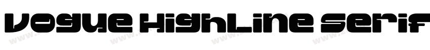 Vogue Highline Serif字体转换